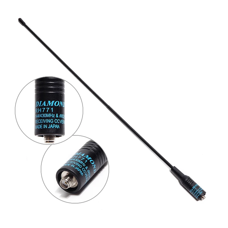 Diamond RH-771 SMA-F Female Dual Band VHF/UHF 144/430MHz Antenna For Baofeng UV-5R UV-82 BF-888S DM-5R UV-9R Plus Walkie Talkie
Diamond RH-771 SMA-F Female Dual Band VHF/UHF 144/430MHz Antenna For Baofeng UV-5R UV-82 BF-888S DM-5R UV-9R Plus Walkie Talkie
