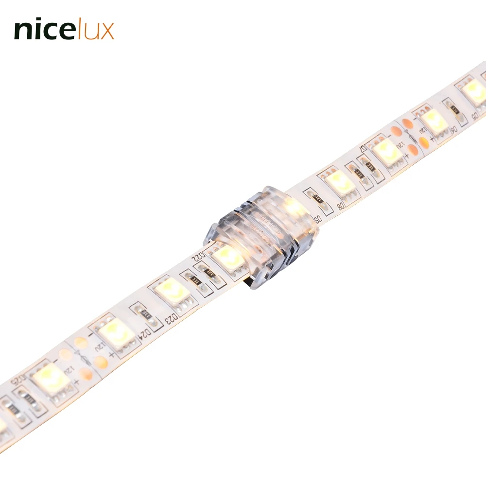 5pcs 2 Pin Quick Connector for SMD 10mm Waterproof IP65 LED Tape Light 5050 5630 Connector Strip to Strip Connection
5pcs 2 Pin Quick Connector for SMD 10mm Waterproof IP65 LED Tape Light 5050 5630 Connector Strip to Strip Connection