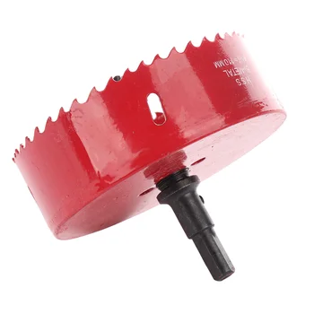 110mm M42 6Pcs HSS Hole Saw Set Carbide Tip TCT Core Drill Bit Hole Saw For Alloy Stainless Steel Cutter Power Tool Accessories
110mm M42 6Pcs HSS Hole Saw Set Carbide Tip TCT Core Drill Bit Hole Saw For Alloy Stainless Steel Cutter Power Tool Accessories