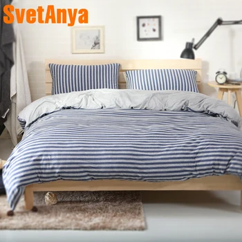 Svetanya Naked Sleep Knitted Cotton Bed Linens Blue Stripe Pattern Home Bedding Sets Fitted or Flat Bedsheet Duvet Cover Sets
Svetanya Naked Sleep Knitted Cotton Bed Linens Blue Stripe Pattern Home Bedding Sets Fitted or Flat Bedsheet Duvet Cover Sets