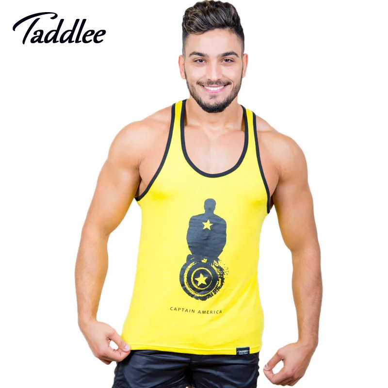 

Taddlee Brand 5-pack Men Stringer Tank Top Sleeveless Casual Fashion Tanks Cotton Mens Active Singlets Gasp Fitness Top Tees