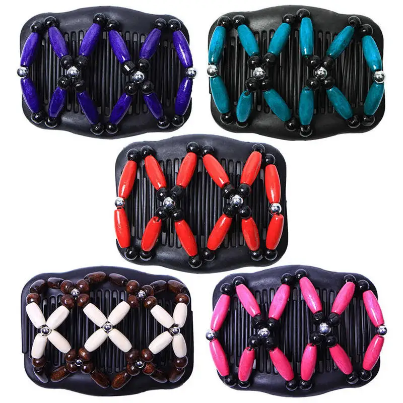 Retro Double Beaded Hair Magic Comb Clip Beads Elasticity Hairpin Stretchy Hair Combs Pins for Women Hair Accessories 5
Retro Double Beaded Hair Magic Comb Clip Beads Elasticity Hairpin Stretchy Hair Combs Pins for Women Hair Accessories 5