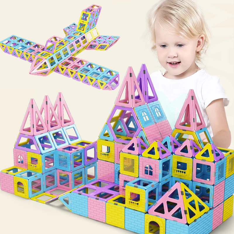 151pcs/90pc Pink block Magnetic Designer Construction Set Model & Building Toy Plastic Magnetic Blocks Educational Toys For kids
151pcs/90pc Pink block Magnetic Designer Construction Set Model & Building Toy Plastic Magnetic Blocks Educational Toys For kids