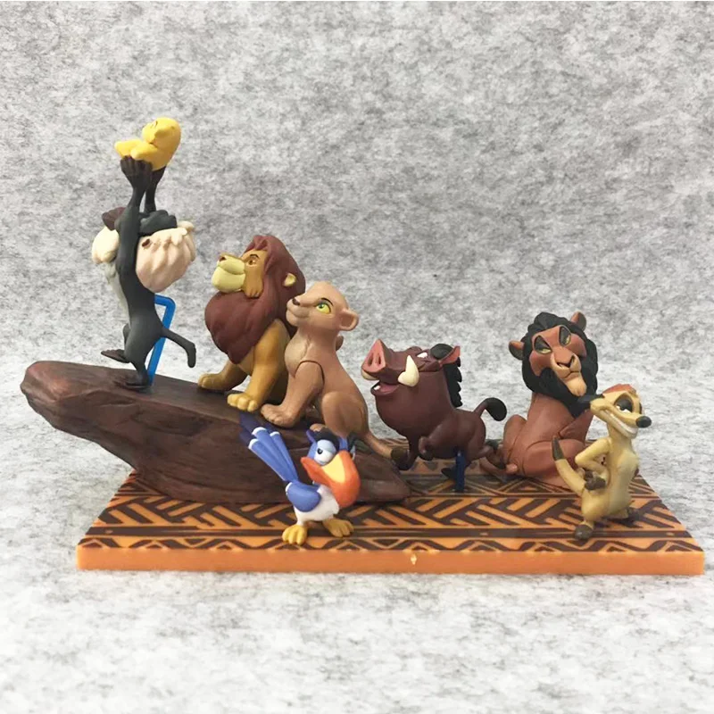 boxed The Lion King Simba Mufasa Pumbaa Scar Rafiki Timon PVC Figures Toys 6pcs/set
boxed The Lion King Simba Mufasa Pumbaa Scar Rafiki Timon PVC Figures Toys 6pcs/set
