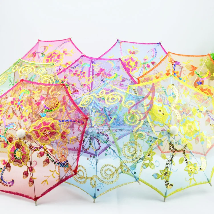 Детский мини-зонт 28 см игрушка украшение ультрамаленький зонт реквизит для