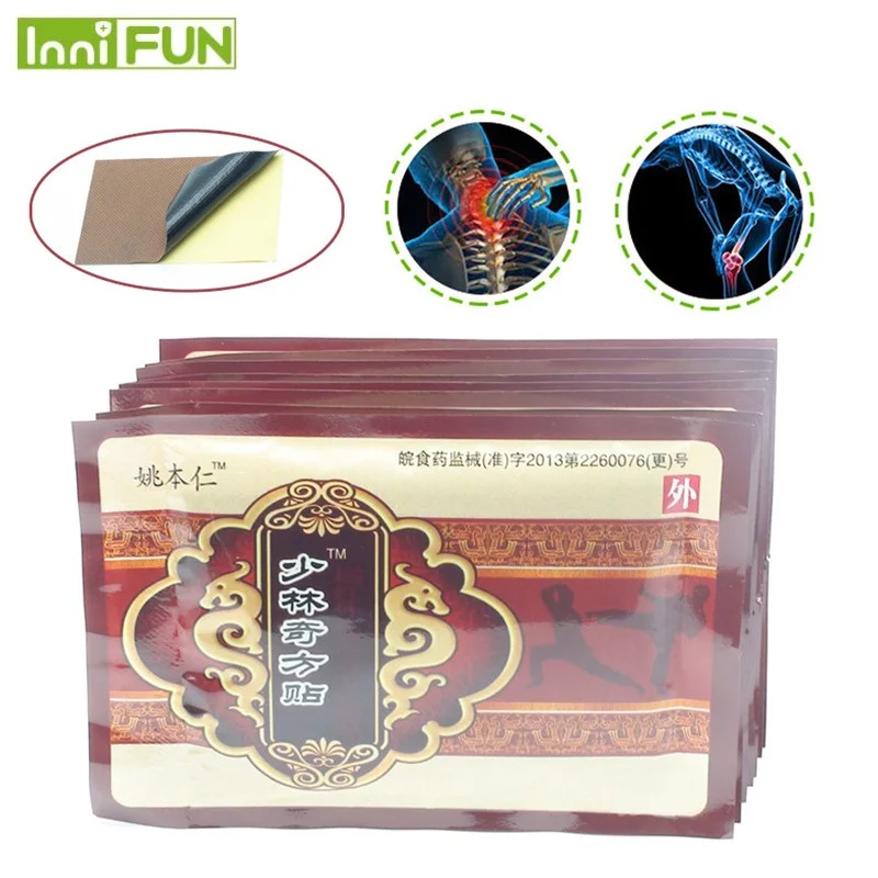 8Pcs Chinese Shaolin Qifang Tie Muscle Relaxation Capsicum Herbs Plaster Joint Pain Killer Back Body Plaster C499
8Pcs Chinese Shaolin Qifang Tie Muscle Relaxation Capsicum Herbs Plaster Joint Pain Killer Back Body Plaster C499