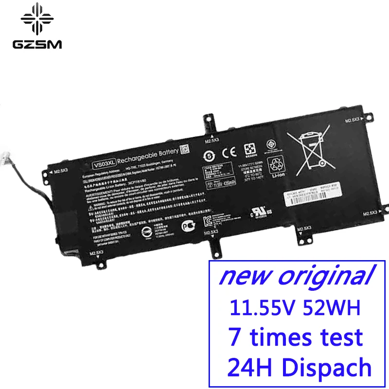 GZSM laptop battery VS03XL For HP Envy 15-as000 15-as100 battery for laptop Envy 15-as001ng (W6Z52EA) 15-as003ng battery
GZSM laptop battery VS03XL For HP Envy 15-as000 15-as100 battery for laptop Envy 15-as001ng (W6Z52EA) 15-as003ng battery
