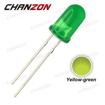 100pcs Yellow Green 5mm Diffused LED 20mA DC 2V Through Hole Diode Light 5 mm Round DIP Light-Emitting Diode LED Lamp for PCB
100pcs Yellow Green 5mm Diffused LED 20mA DC 2V Through Hole Diode Light 5 mm Round DIP Light-Emitting Diode LED Lamp for PCB