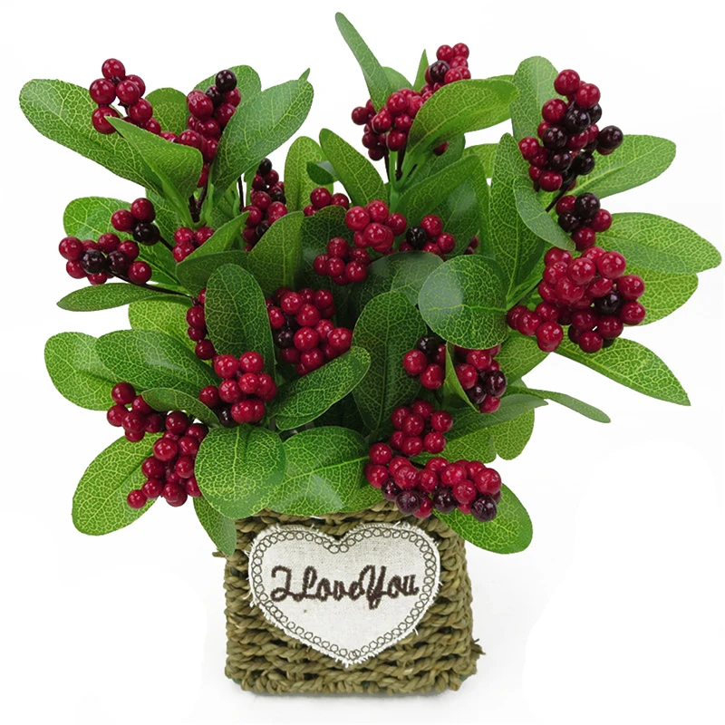 5 fork Artificial Berry Branch DIY Fake Fruit Berries Artificial Pomegranate Cherry Bouquet For Christmas Home Decorative
5 fork Artificial Berry Branch DIY Fake Fruit Berries Artificial Pomegranate Cherry Bouquet For Christmas Home Decorative