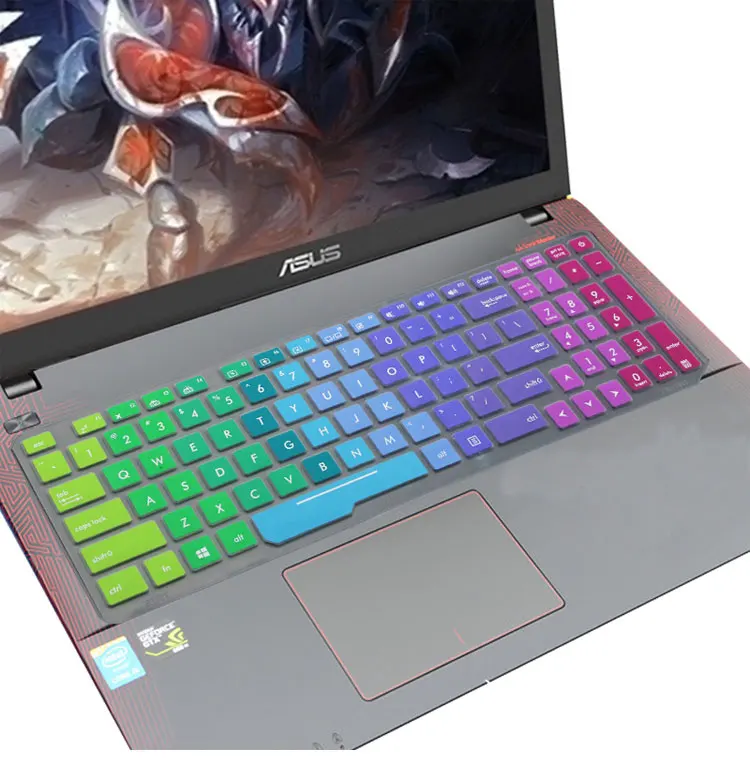 Защитная крышка для клавиатуры ноутбука Asus Rog Strix Gl753 Gl753Vd Gl753Ve Gl553 Gl553Vd Gl553Ve Zx53Vw 17 3 15