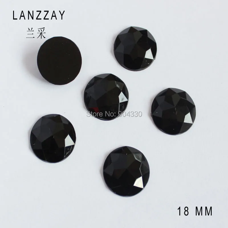 Free Shipping LANZZAY 100pcs Black 18MM Round Flat Back Rhinestone Triangular Facets Acrylic Diamond DIY Jewelry Garment Craft
Free Shipping LANZZAY 100pcs Black 18MM Round Flat Back Rhinestone Triangular Facets Acrylic Diamond DIY Jewelry Garment Craft