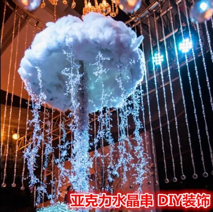 10 PCS acrylic flat droplet decoration string planning wedding props crystal long rattan branches imitation artificial flowers
10 PCS acrylic flat droplet decoration string planning wedding props crystal long rattan branches imitation artificial flowers