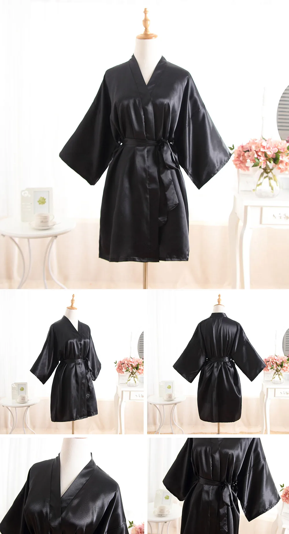 Women Robes Silk Summer Bayan Gecelik Sexy Sleepwear Nightgown Ladies Pajamas Kimono Female Pajama High Quality Women Robes Silk Summer Bayan Gecelik Sexy Sleepwear Nightgown Ladies Pajamas Kimono Female Pajama High Quality