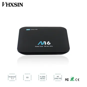 VHXSIN Smart TV Box M16 CPU S905X Android 7.1 4K Ultra HD TV-Box 2GDDR3 16GB EMMCC
VHXSIN Smart TV Box M16 CPU S905X Android 7.1 4K Ultra HD TV-Box 2GDDR3 16GB EMMCC