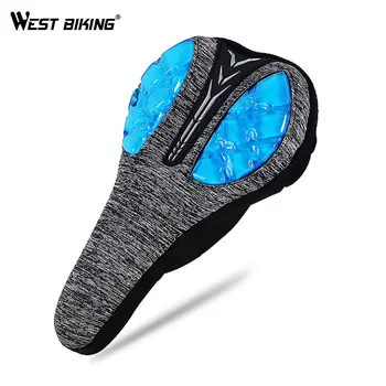 WEST BIKING Bike Saddle Cover 3D Liquid Silicon Filled Cycling Seat Mat Soft Cushion Shock-proof Anti Slip Bicycle Accessories
WEST BIKING Bike Saddle Cover 3D Liquid Silicon Filled Cycling Seat Mat Soft Cushion Shock-proof Anti Slip Bicycle Accessories