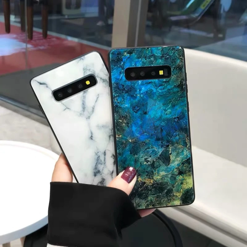 Luxury Marble Tempered Glass Phone Case Etui for Samsung S7 S8 S9 S10 S10e S10 Plus Coque Glossy Note 8 Note 9 Back Cover Funda
Luxury Marble Tempered Glass Phone Case Etui for Samsung S7 S8 S9 S10 S10e S10 Plus Coque Glossy Note 8 Note 9 Back Cover Funda