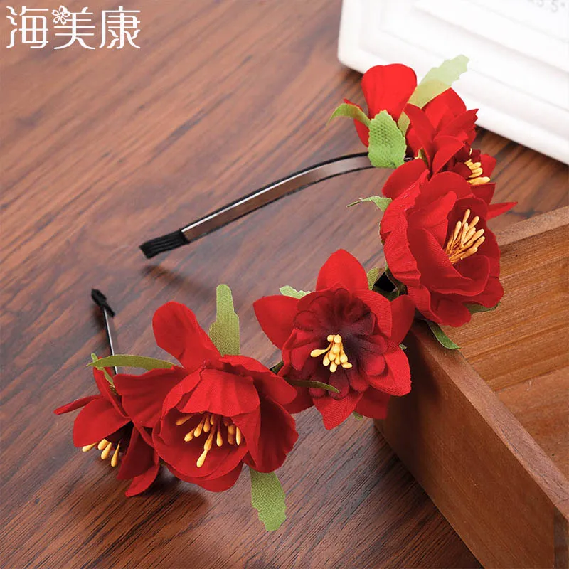 Haimeikang Women Rose Hair Bands Beautiful Hawaii Flower Garland Wreath Hair Hoop Wrap Accessories For Beach Party Wedding
Haimeikang Women Rose Hair Bands Beautiful Hawaii Flower Garland Wreath Hair Hoop Wrap Accessories For Beach Party Wedding