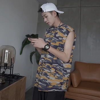 2019 Summer New Korean Version Of The Super Fire Trend Camouflage Handsome Loose Sleeveless Casual Sports Wear Vest M-XL
2019 Summer New Korean Version Of The Super Fire Trend Camouflage Handsome Loose Sleeveless Casual Sports Wear Vest M-XL
