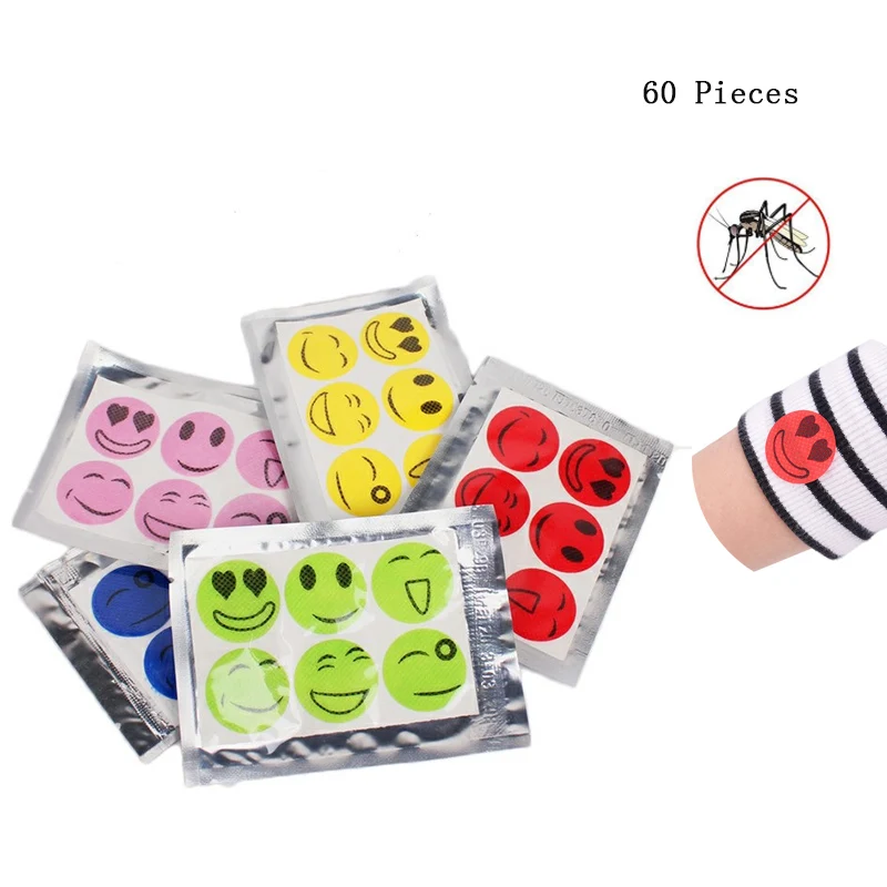60 Pcs/Lot Mosquito Patch Repellent Mosquitos Stickers DIY Anti Mosquito Patches Cartoon Smiling Face Drive Repeller
60 Pcs/Lot Mosquito Patch Repellent Mosquitos Stickers DIY Anti Mosquito Patches Cartoon Smiling Face Drive Repeller