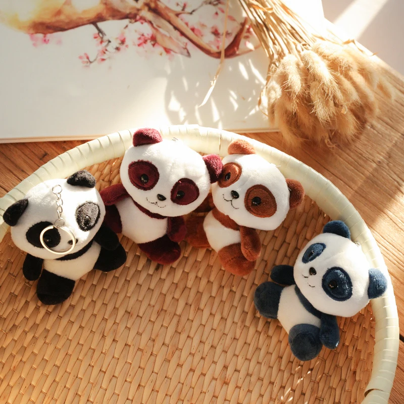 New Cute Cartoon Lover Panda 10CM Plush Stuffed Toys key chain ring Pendant Wedding Gift Panda Plush Doll Children Toys 4Colors
New Cute Cartoon Lover Panda 10CM Plush Stuffed Toys key chain ring Pendant Wedding Gift Panda Plush Doll Children Toys 4Colors