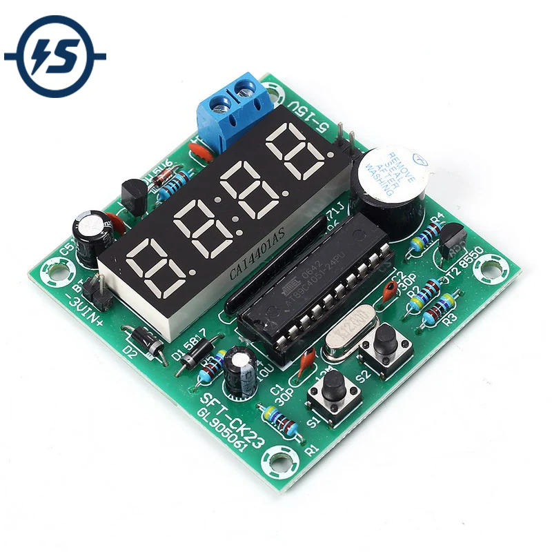 4.5-12V Multi-function 4 Bits Digital Electronic Clock Timing Control Board Real Time 4Bit LED Digit Dispaly
4.5-12V Multi-function 4 Bits Digital Electronic Clock Timing Control Board Real Time 4Bit LED Digit Dispaly