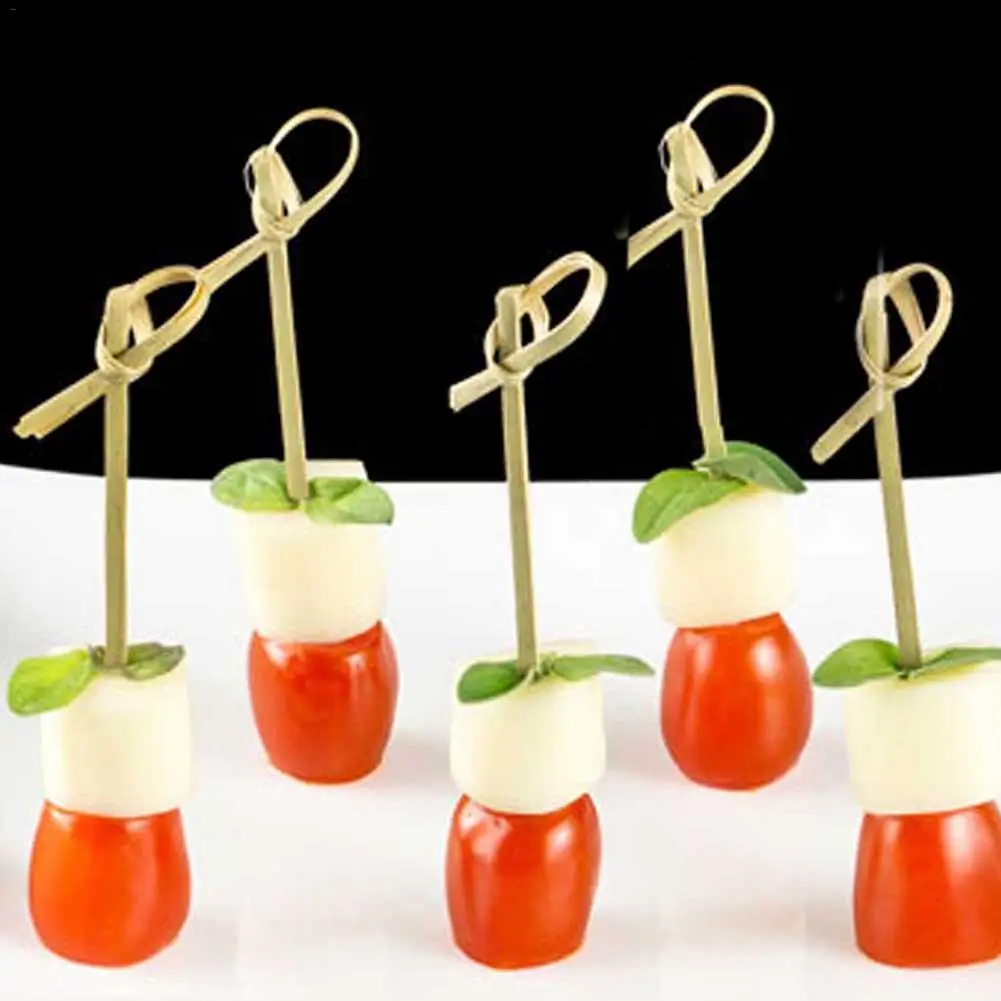 100PCS Knotted String Disposable Fruit Sign Flower Ring Ring String Dessert Sushi Decoration Bamboo Stick Cocktail Sign
100PCS Knotted String Disposable Fruit Sign Flower Ring Ring String Dessert Sushi Decoration Bamboo Stick Cocktail Sign