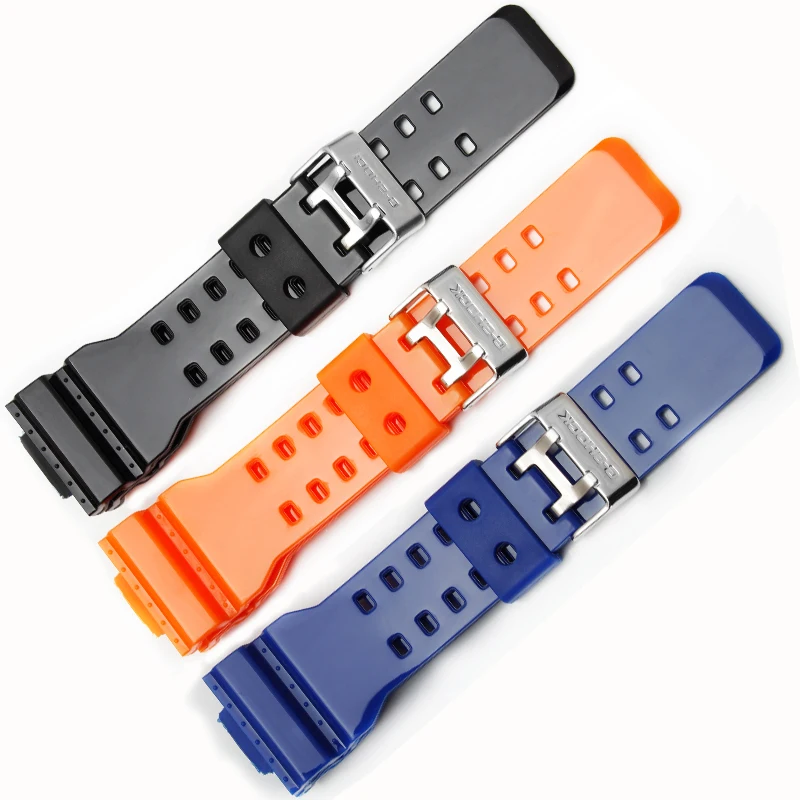 Силиконовые резиновые мужские часы аксессуары для Casio ремешок глянцевые G SHOCK