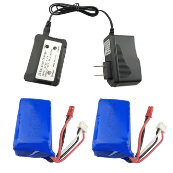 2PCS 7.4V 1100mah Lithium Battery with 2 in 1 US Regulator for WLtoys A949 A959 A969 A979 S989 V912 T23 T55 F45 RC
2PCS 7.4V 1100mah Lithium Battery with 2 in 1 US Regulator for WLtoys A949 A959 A969 A979 S989 V912 T23 T55 F45 RC