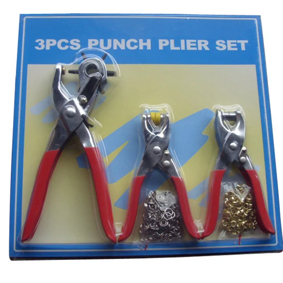 3 Pieces 3in1 Card Leather Belt Hole Punch +Eyelet Plier +Snap Button Setter Tool Kit Free Shipping
3 Pieces 3in1 Card Leather Belt Hole Punch +Eyelet Plier +Snap Button Setter Tool Kit Free Shipping