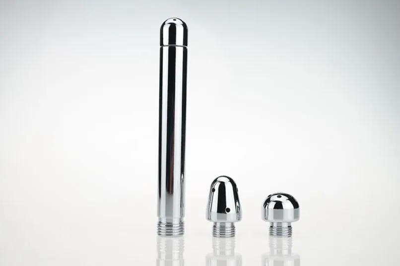 Metal Anal Plug Sex Toys Douche Erotic Anal Enemator Clean Masturbation Vagina Anal Cleaning Pussy Clit Pump Cleaner Butt Plug