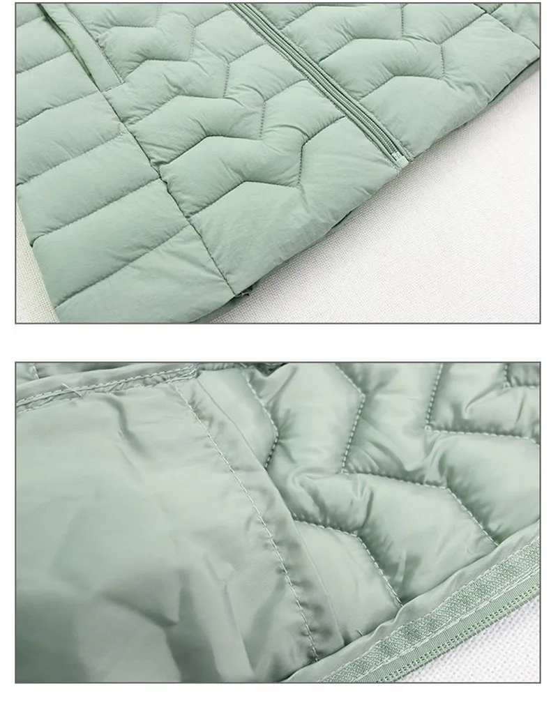 New light Thin Down cotton Jacket Women Autumn Winter loose Warm Cotton Jackets Plus size Womens Casual Hooded Parkas 6XL F748