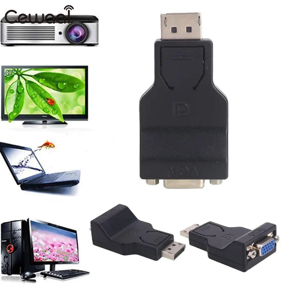 DP To VGA Cable Adapter Plug and Play Black Compact DisplayPort To VGA Adapter Accessories Video DisplayPort Computer
DP To VGA Cable Adapter Plug and Play Black Compact DisplayPort To VGA Adapter Accessories Video DisplayPort Computer
