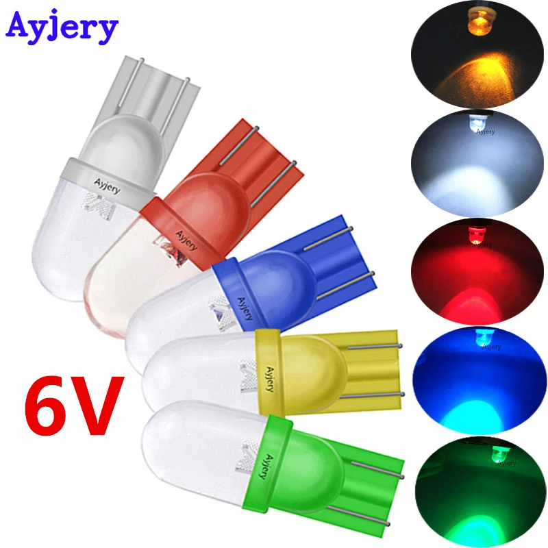 AYJERY 200 pcs 6V 6.3V T10 W5W 194 168 F8 1 LED Convex Lens Pinball Machine Lights Mixed Colors Dashboards Inserting Wedge Bulb
AYJERY 200 pcs 6V 6.3V T10 W5W 194 168 F8 1 LED Convex Lens Pinball Machine Lights Mixed Colors Dashboards Inserting Wedge Bulb