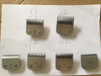 Professional pet clipper A5 blade 4F+3F+7F+5F+10#+40# fit most Andis and Oster clippers
Professional pet clipper A5 blade 4F+3F+7F+5F+10#+40# fit most Andis and Oster clippers