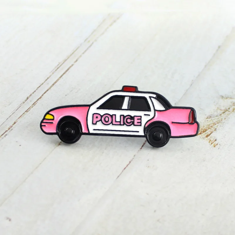 Cartoon Pink Police Car Brooches for Women Hero Boy Dream Enamel Pin Denim Backpack Hat Icon Badge Family Jewelry Child Gifts
Cartoon Pink Police Car Brooches for Women Hero Boy Dream Enamel Pin Denim Backpack Hat Icon Badge Family Jewelry Child Gifts