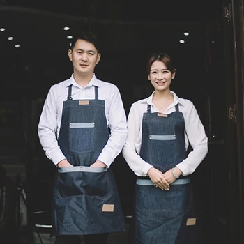 2018 Adjustable Aprons With pockets Cafe fashion Cowboy Unisex Denim Aprons for Woman Men Kitchen Chef Waiter Cooking print logo
2018 Adjustable Aprons With pockets Cafe fashion Cowboy Unisex Denim Aprons for Woman Men Kitchen Chef Waiter Cooking print logo
