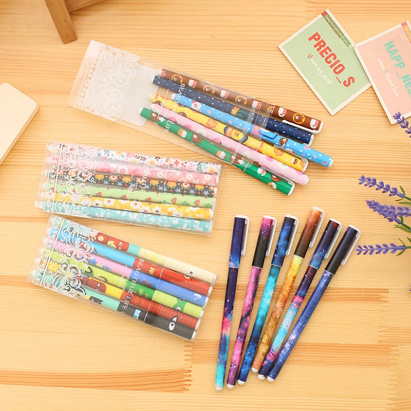 Pilot 6 Set Gel Pen 13 Colors Roller Ball Point Gel ink Pen 0.38mm Originality Cartoon Watercolor Pen Korean Style
Pilot 6 Set Gel Pen 13 Colors Roller Ball Point Gel ink Pen 0.38mm Originality Cartoon Watercolor Pen Korean Style