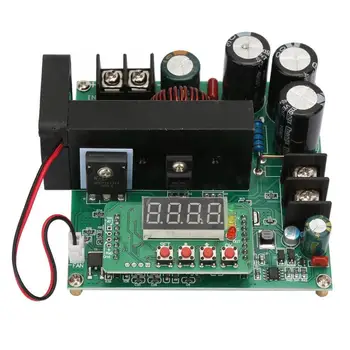 B900W DC Constant Current Power Supply Adjustable Voltage Boost Module 120V 15A Charger 20A fuse With 0UT CV CC Indicator
B900W DC Constant Current Power Supply Adjustable Voltage Boost Module 120V 15A Charger 20A fuse With 0UT CV CC Indicator