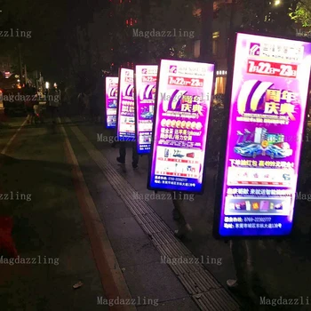 5PCS Outdoor Double Sided LED Walking Advertising Billboard 63x150CM Battery Powered LED Backpack Light Box for Advertising
5PCS Outdoor Double Sided LED Walking Advertising Billboard 63x150CM Battery Powered LED Backpack Light Box for Advertising