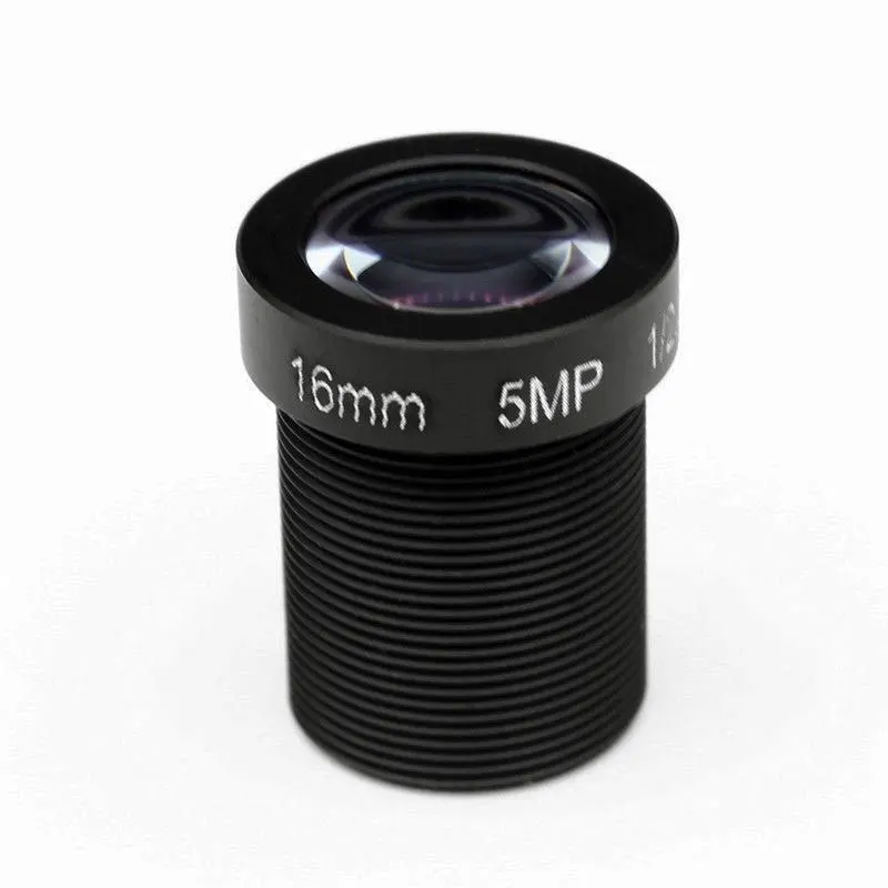 SMTSEC 16 мм 1/2.5 "плата объектива 5 Мп HD мегапикселей 27 градусов F2.0 M12 S Mount CCTV Lens для