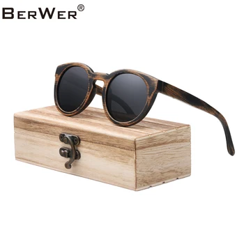 BerWer Real bamboo Sunglasses Polarized Wooden Glasses UV400 Bamboo Sunglasses Brand Wooden Sun Glasses With Wood Case
BerWer Real bamboo Sunglasses Polarized Wooden Glasses UV400 Bamboo Sunglasses Brand Wooden Sun Glasses With Wood Case