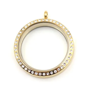 10pcs/lot 25mm Gold Crystal Screw Stainless Steel Living Floating Locket Pendant Floating Charms Memory Locket For Women Jewelry
10pcs/lot 25mm Gold Crystal Screw Stainless Steel Living Floating Locket Pendant Floating Charms Memory Locket For Women Jewelry