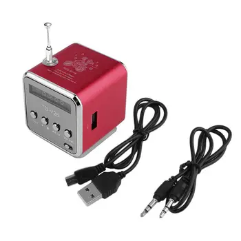 Mini Portable USB Speaker Shape Subwoofer Speakers Digital LCD Sound Support Micro SD/TF Radio Box With Aerial Audio Product el
Mini Portable USB Speaker Shape Subwoofer Speakers Digital LCD Sound Support Micro SD/TF Radio Box With Aerial Audio Product el