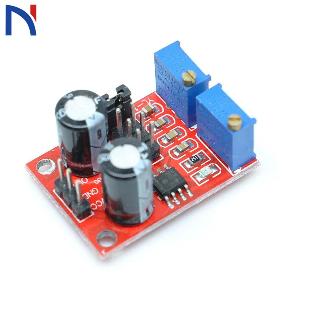 Motor Driver NE555 Pulse Generator Frequency Duty Cycle Adjustable Module Square Rectangular Wave Stepping LED Indicator Module
Motor Driver NE555 Pulse Generator Frequency Duty Cycle Adjustable Module Square Rectangular Wave Stepping LED Indicator Module