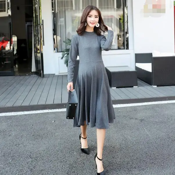 2018 Autumn Maternity Long Dress Big Bottom Clothes for Pregnant Women Cotton Winter Charming Pregnancy Clothing DF650
2018 Autumn Maternity Long Dress Big Bottom Clothes for Pregnant Women Cotton Winter Charming Pregnancy Clothing DF650