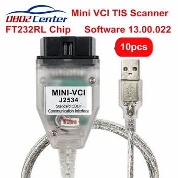 DHL 10pcs/lot Mini-VCI-J2534 OBDII For Toyota Communication Interface Mini VCI V13.00.022 TIS Techscream OBD2 Cable Connector
DHL 10pcs/lot Mini-VCI-J2534 OBDII For Toyota Communication Interface Mini VCI V13.00.022 TIS Techscream OBD2 Cable Connector