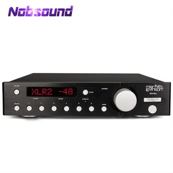 

Nobsound Luxury Fully Balanced Pre-amp HIFI Preamplifier XLR Input Remote Control LED Refer to ML380s