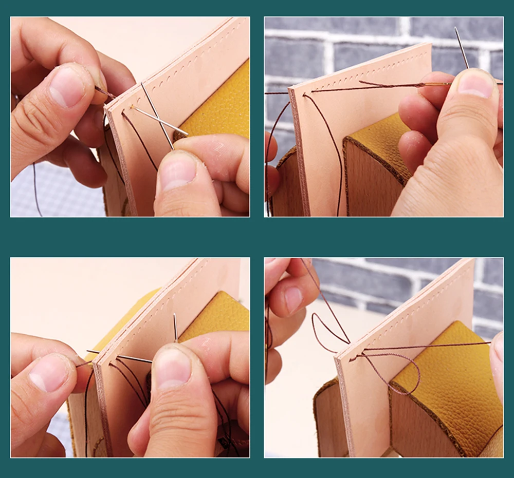 Description Picture 5 of item260m 150D Leather Sewing Wax Thread Hand Stitching Cord Craft DIY Leather Tools Sewing Craft Leather Special Flat Waxed line