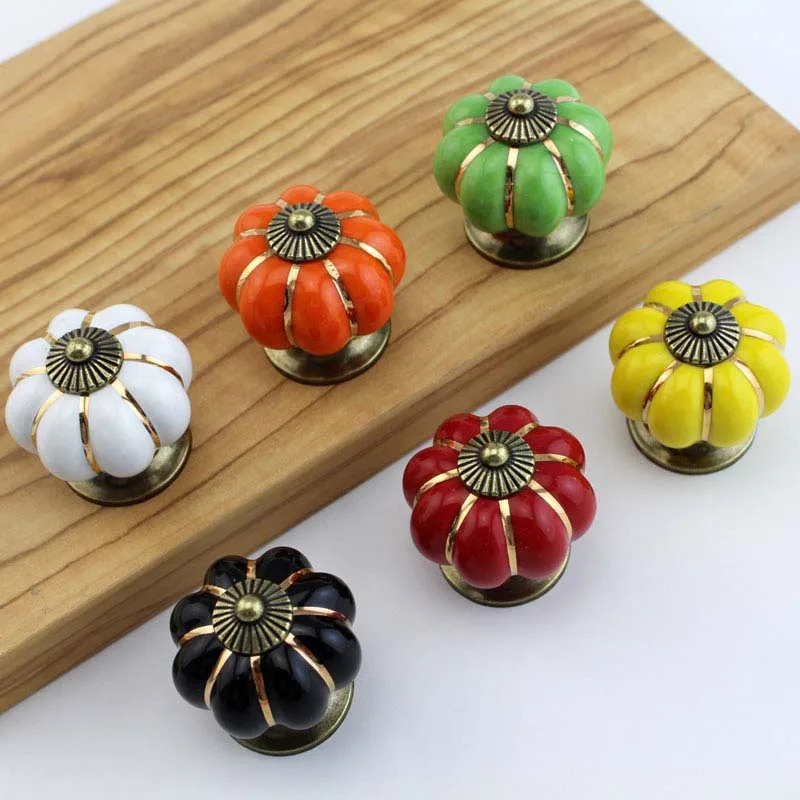 Vintage Pumpkin Cabinet Knobs and Handles Ceramic Door Knob Cabinet Knobs and Handles Cabinet Drawer Cupboard Kitchen Pull CP483
Vintage Pumpkin Cabinet Knobs and Handles Ceramic Door Knob Cabinet Knobs and Handles Cabinet Drawer Cupboard Kitchen Pull CP483