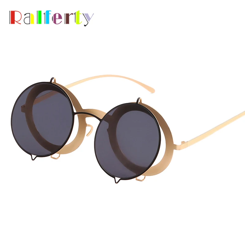 Ralferty Retro Round Metal Flip Up Sunglasses Women Men Steampunk Clip On Sunglass Vintage Circle Eyewear Accessories R66388
Ralferty Retro Round Metal Flip Up Sunglasses Women Men Steampunk Clip On Sunglass Vintage Circle Eyewear Accessories R66388